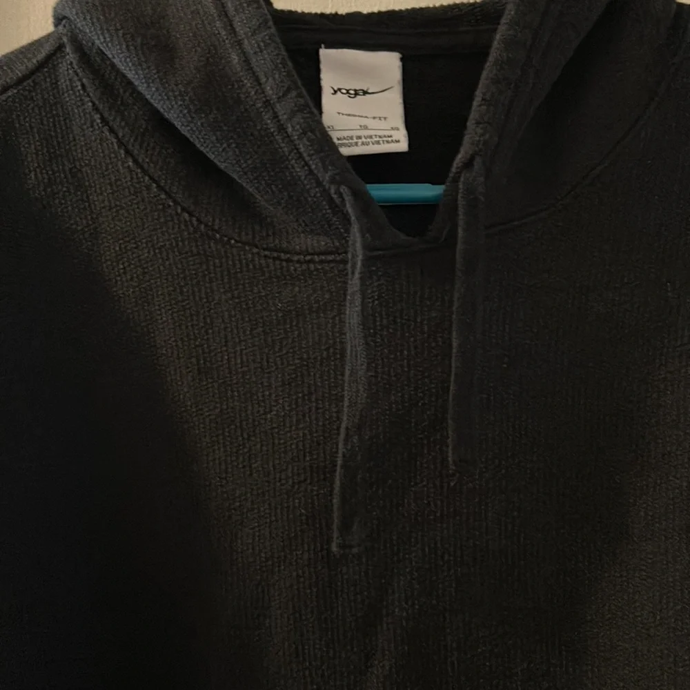 Nike Black Yoga Hood Sweater Sweatshirt - Picture 2 of 9